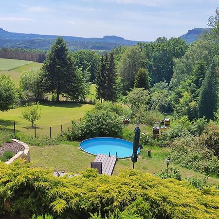 Ferienwohnung Ferienhaus Hering Neu Porschdorf Exterior foto