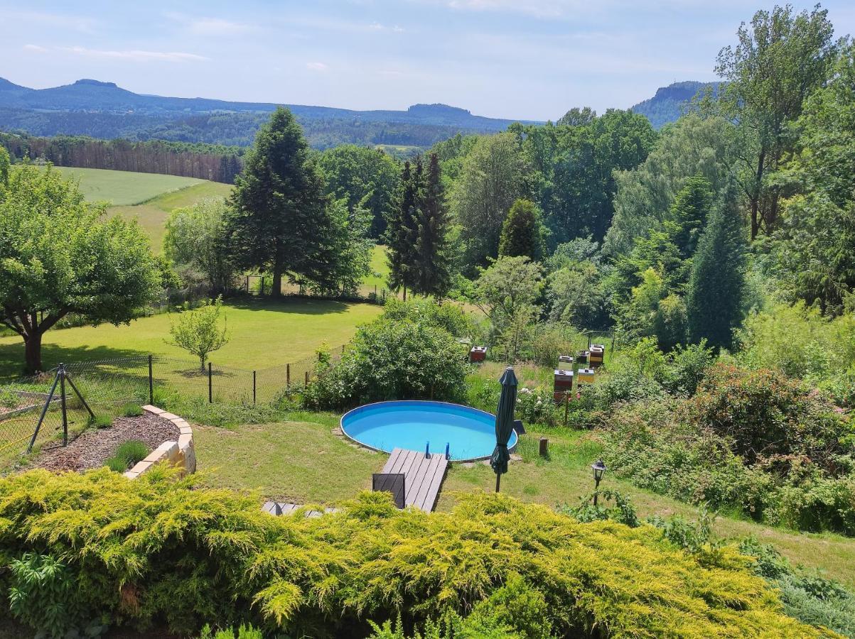 Ferienwohnung Ferienhaus Hering Neu Porschdorf Exterior foto